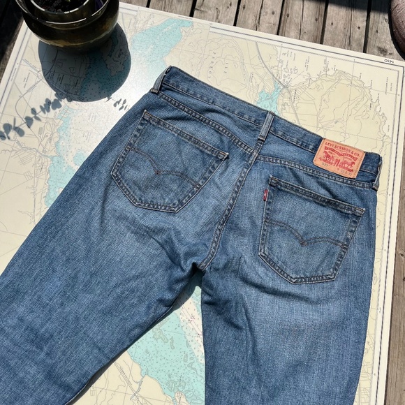 Vintage Levi's 527 Slim Bootcut Jeans 33 x 32 - Picture 1 of 7
